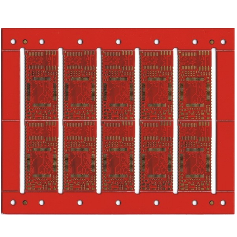 4 слойна високочестотна HDI хибридна PCB Vias, пълна със смола